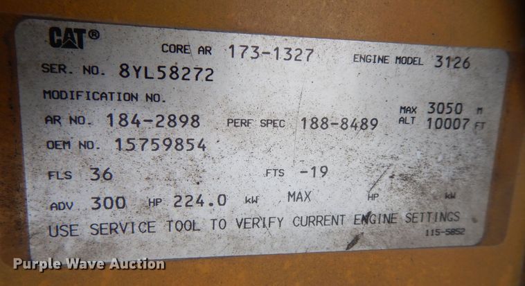 image for item MJ9992 2000 Chevrolet C8500  crane truck