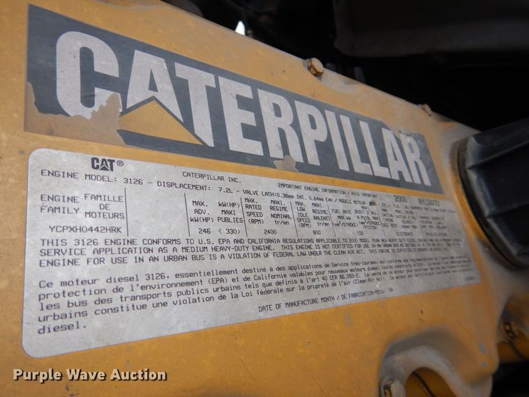 image for item MJ9992 2000 Chevrolet C8500  crane truck