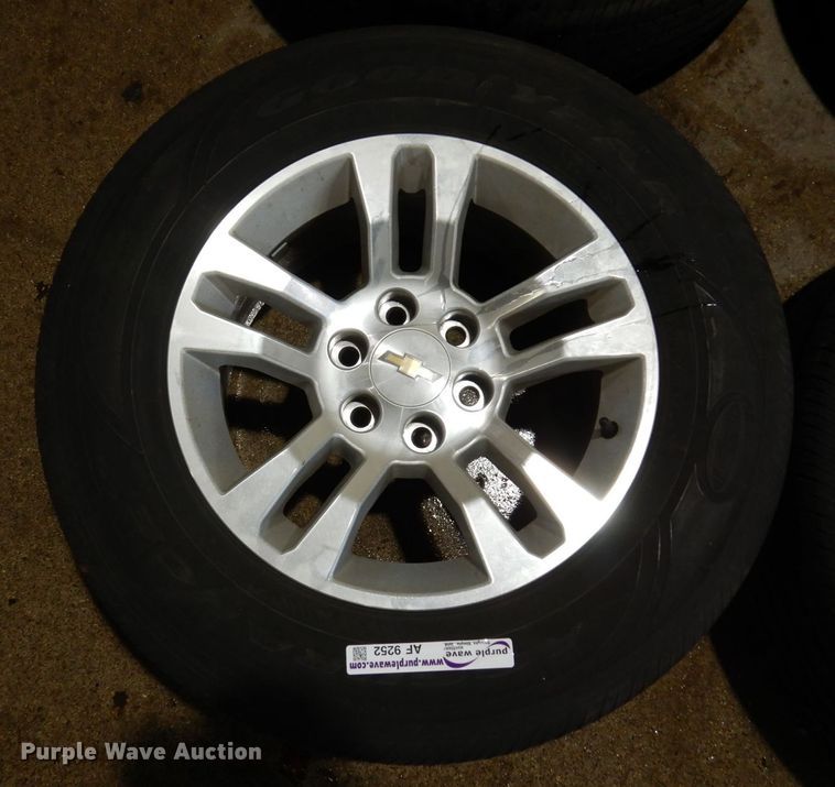 image for item AF9252 (4) P265/65R18 tires and wheels