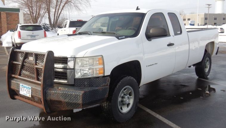 image for item AF9297 2008  Chevrolet Silverado 2500HD LT  Ext. Cab pickup truck