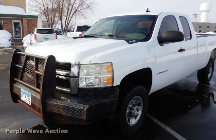 image for item AF9297 2008  Chevrolet Silverado 2500HD LT  Ext. Cab pickup truck