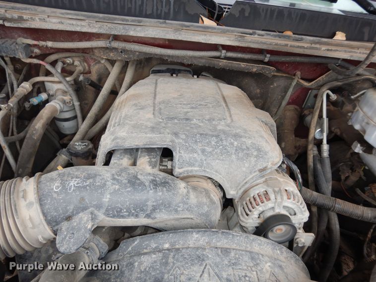 image for item DI6971 2009 GMC Sierra 2500HD  Ext. Cab flatbed pickup truck