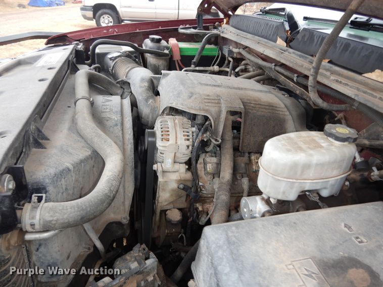 image for item DI6971 2009 GMC Sierra 2500HD  Ext. Cab flatbed pickup truck