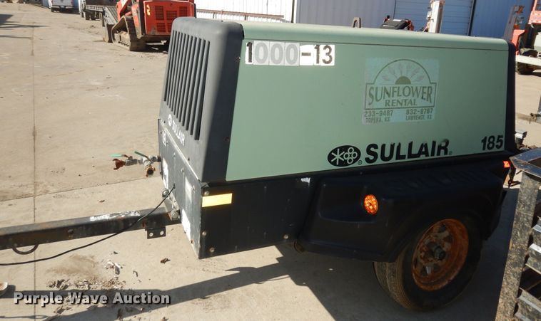 image for item DK7581 2004 Sullair 185  air compressor
