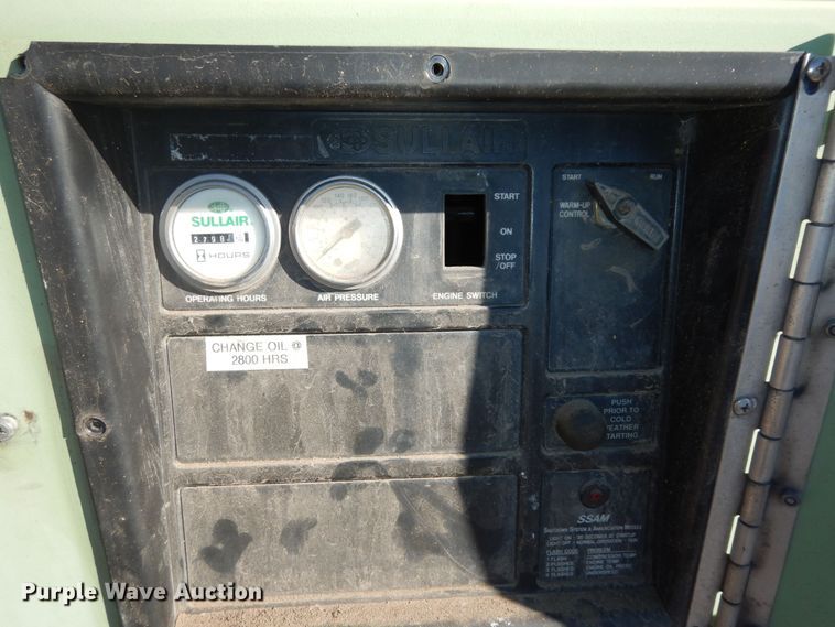 image for item DK7583 2003 Sullair 185  air compressor