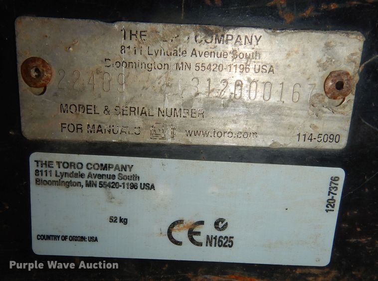 image for item DK7584 2011 Toro TX427  compact utility loader