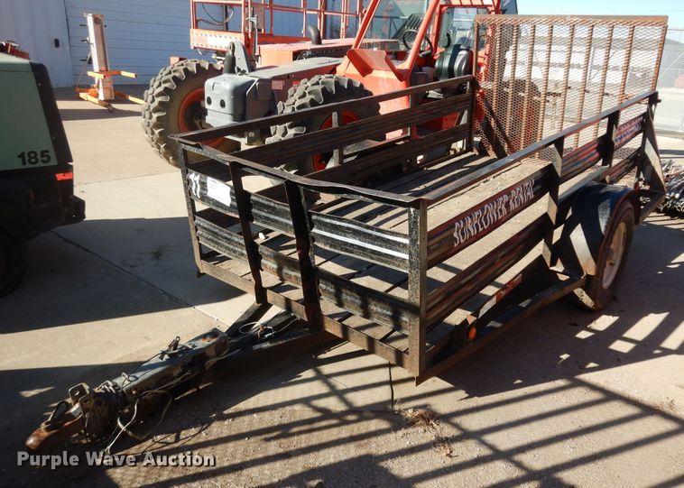 image for item DK7585 2011 Shop built  utility trailer