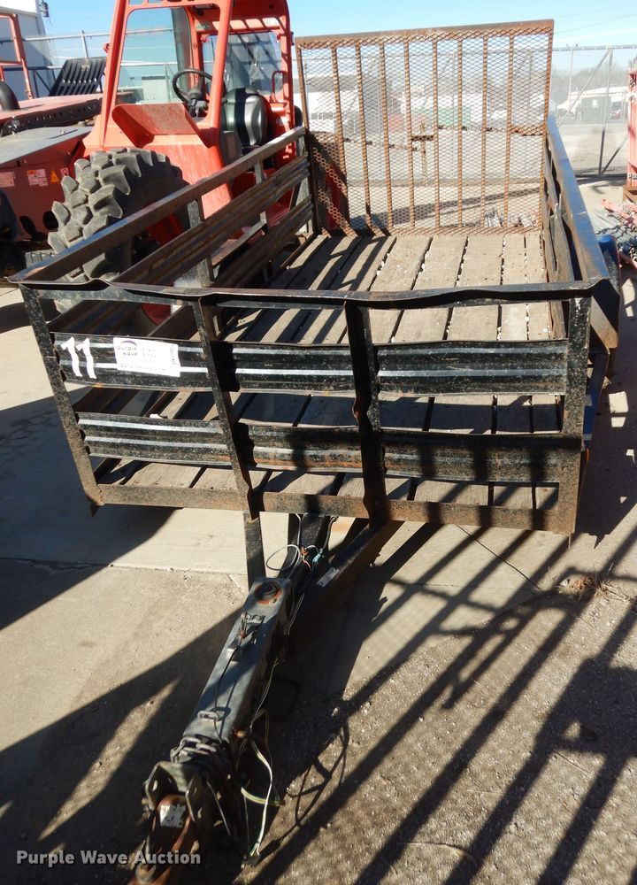 image for item DK7585 2011 Shop built  utility trailer