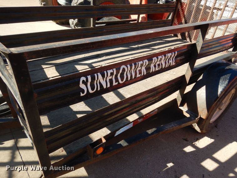 image for item DK7585 2011 Shop built  utility trailer