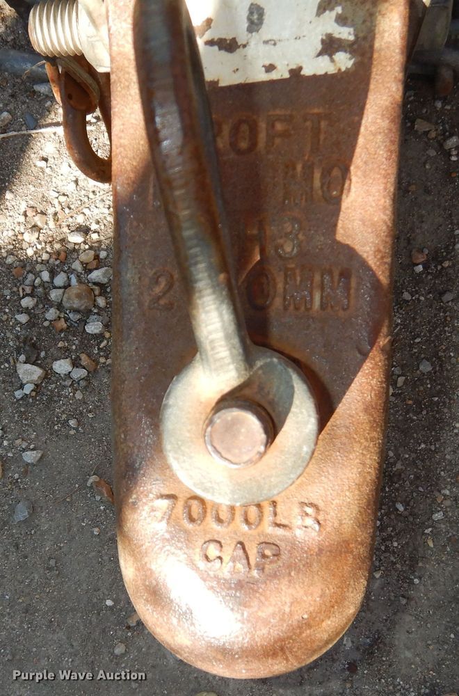 image for item DK7585 2011 Shop built  utility trailer