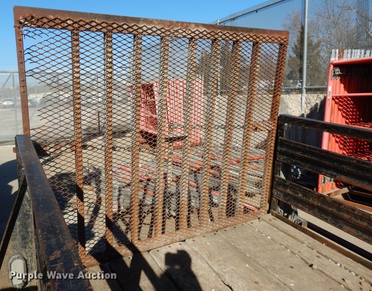 image for item DK7585 2011 Shop built  utility trailer