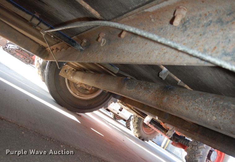 image for item DK7585 2011 Shop built  utility trailer