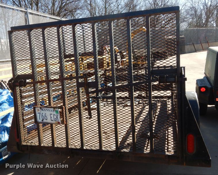 image for item DK7586 2011 Shop built  utility trailer