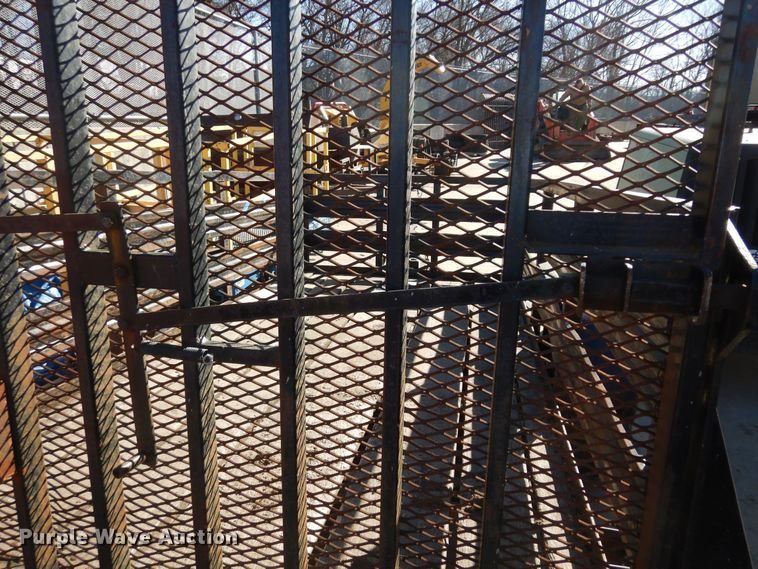 image for item DK7586 2011 Shop built  utility trailer