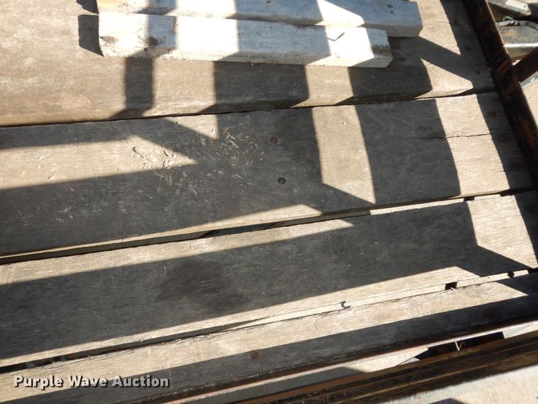 image for item DK7586 2011 Shop built  utility trailer