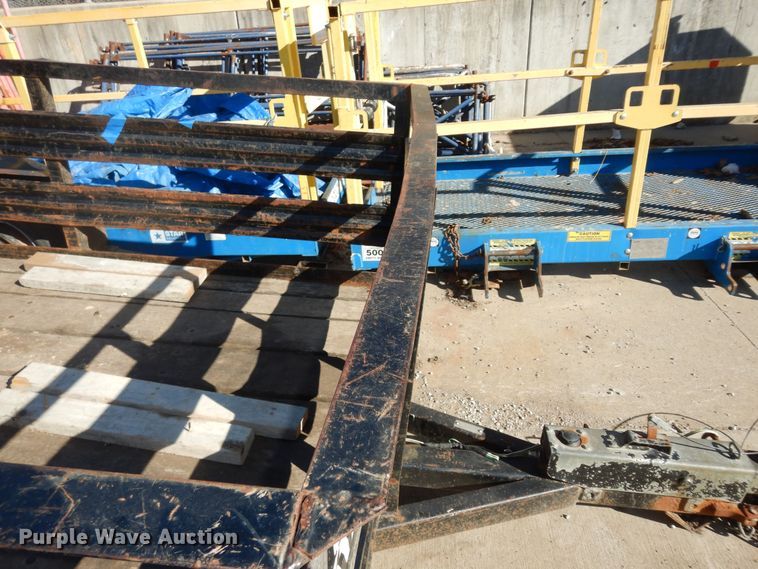 image for item DK7586 2011 Shop built  utility trailer