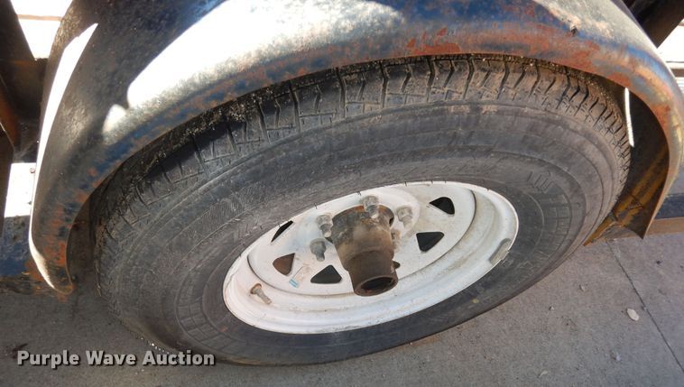 image for item DK7586 2011 Shop built  utility trailer