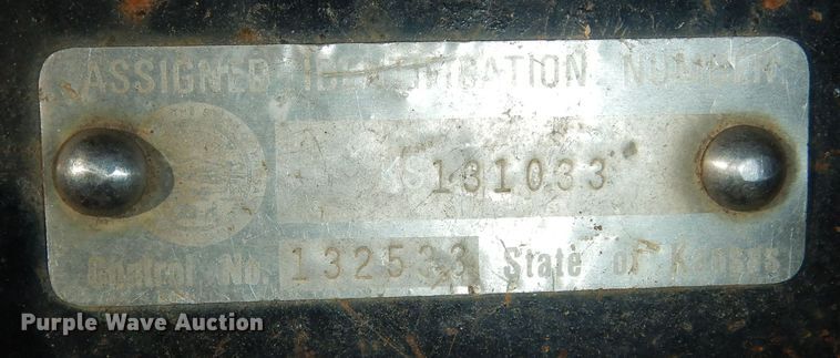 image for item DK7586 2011 Shop built  utility trailer