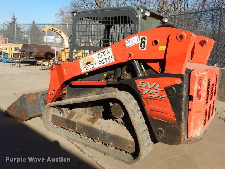 image for item DK7587 Kubota SVL75-2  skid steer loader