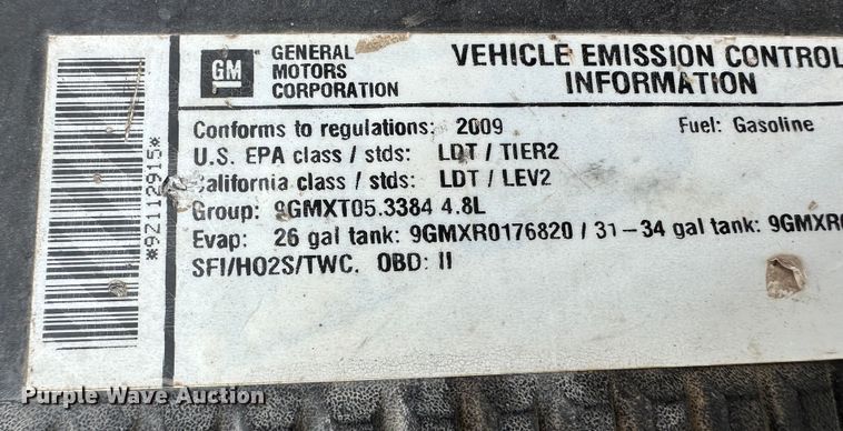 image for item DM2556 2009 Chevrolet Silverado 1500  pickup truck