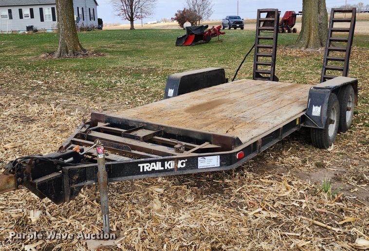 image for item DM4854 1986 Trail King TK10  equipment trailer
