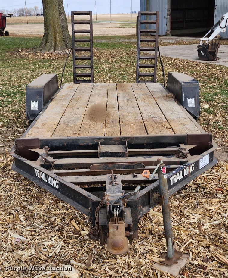 image for item DM4854 1986 Trail King TK10  equipment trailer