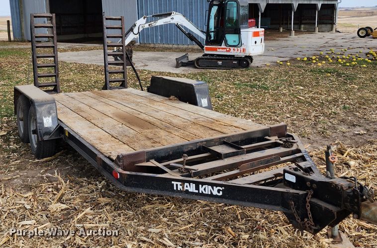image for item DM4854 1986 Trail King TK10  equipment trailer