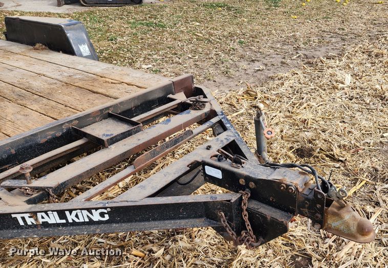 image for item DM4854 1986 Trail King TK10  equipment trailer