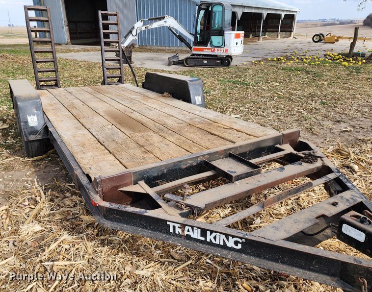 image for item DM4854 1986 Trail King TK10  equipment trailer