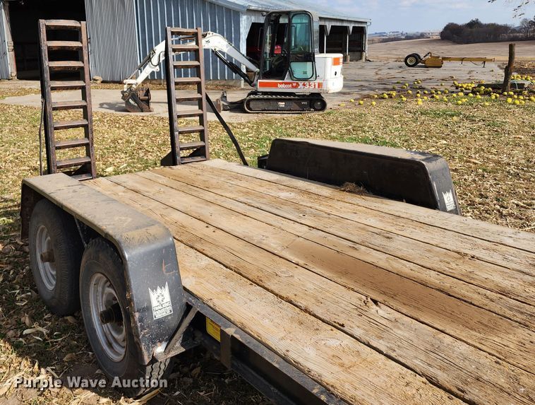 image for item DM4854 1986 Trail King TK10  equipment trailer