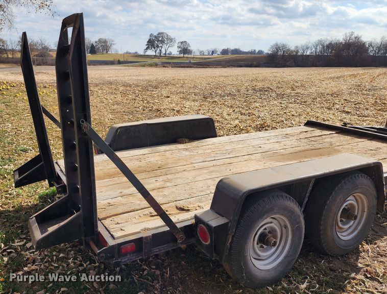 image for item DM4854 1986 Trail King TK10  equipment trailer