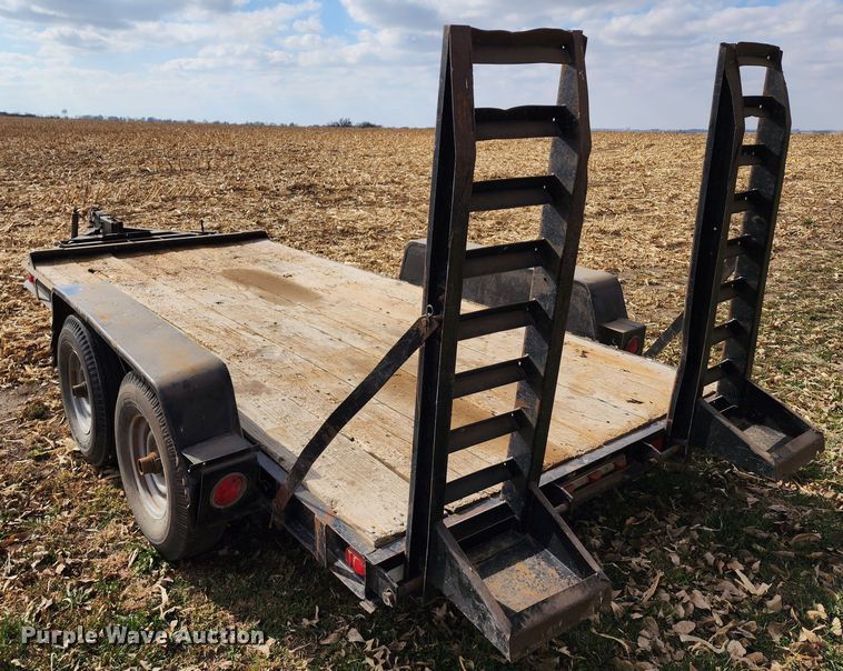 image for item DM4854 1986 Trail King TK10  equipment trailer