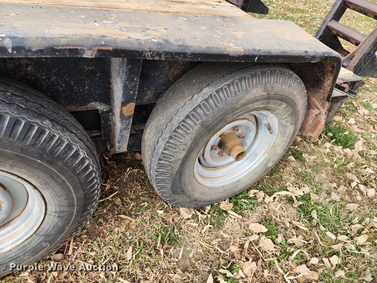 image for item DM4854 1986 Trail King TK10  equipment trailer