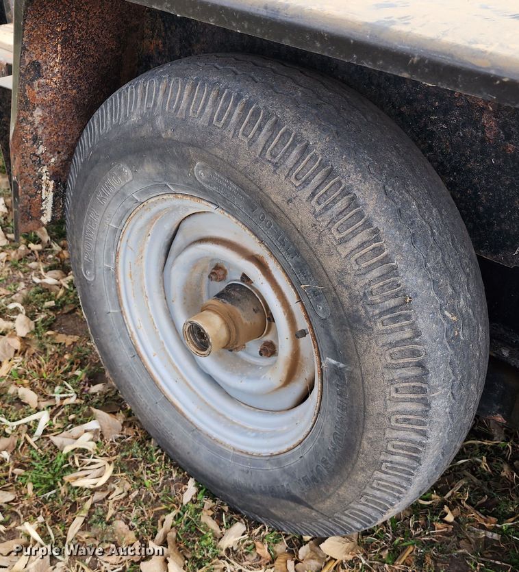 image for item DM4854 1986 Trail King TK10  equipment trailer