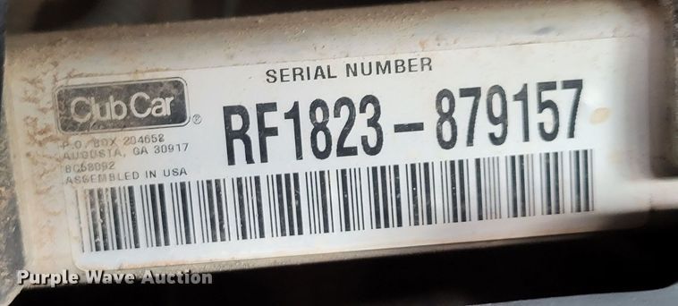 image for item DM8106 2018 Club Car CarryAll 1500  utility vehicle