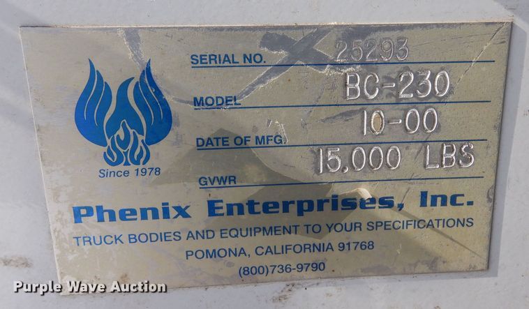 image for item DN6270 2000 Ford F450 Super Duty  utility / service truck