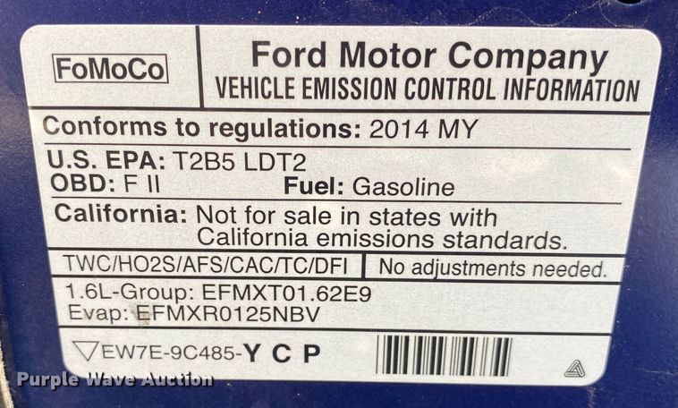 image for item DN8136 2014 Ford Escape