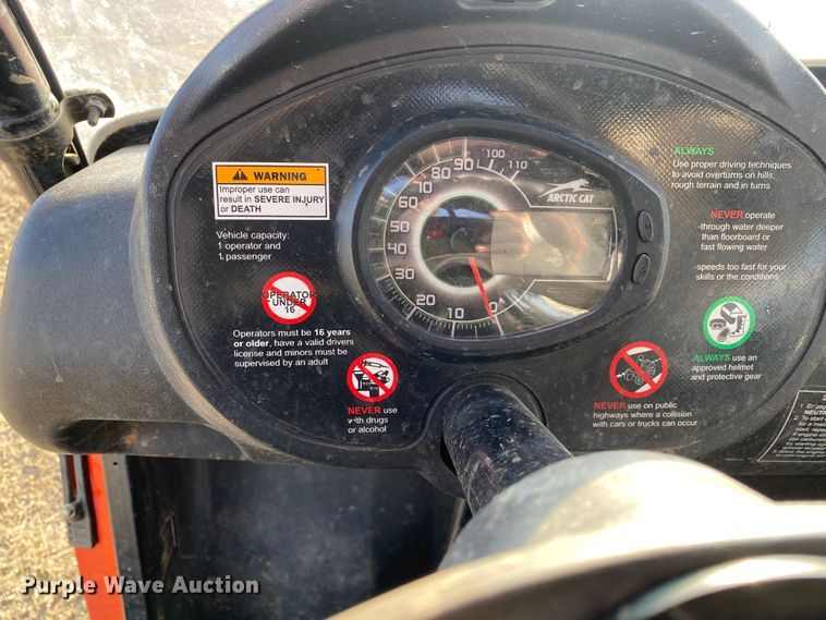 image for item DN8151 2012 Arctic Cat  utility vehicle