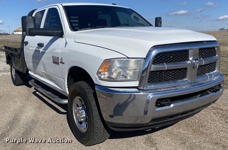 image for item DN8155 2014 Dodge Ram 2500HD  Crew Cab flatbed pickup truck