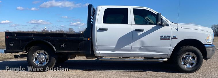 image for item DN8155 2014 Dodge Ram 2500HD  Crew Cab flatbed pickup truck