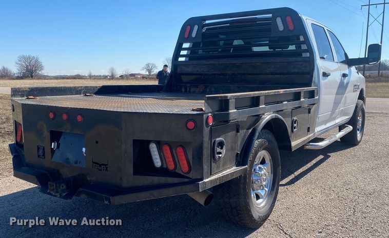 image for item DN8155 2014 Dodge Ram 2500HD  Crew Cab flatbed pickup truck