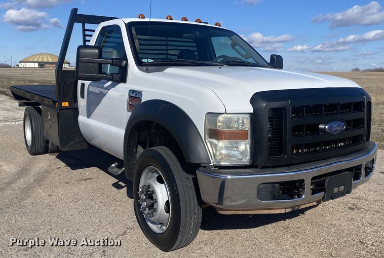 image for item DN8157 2008 Ford F550 Super Duty XL  dump flatbed truck