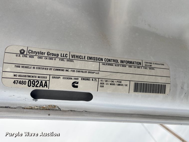 image for item DN8160 2014 Dodge Ram 2500HD  Crew Cab pickup truck