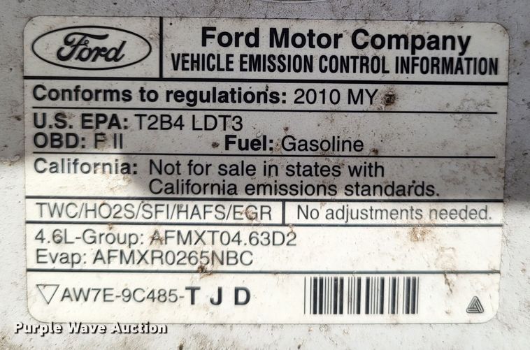 image for item DO3543 2010 Ford F150 XL  pickup truck