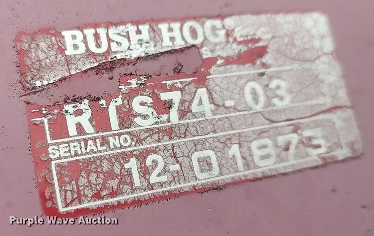 image for item DO3719 Bush Hog  rototiller