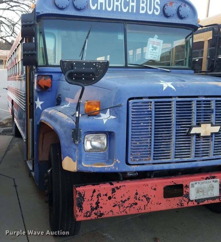 image for item DP3050 1993 Blue Bird  school bus