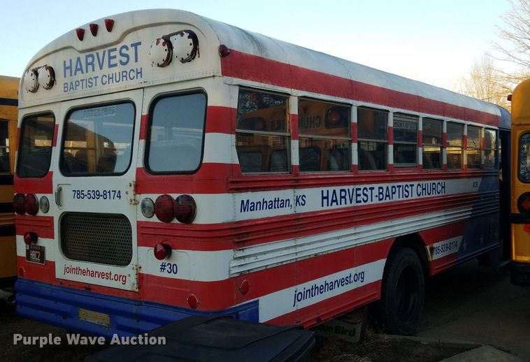 image for item DP3050 1993 Blue Bird  school bus