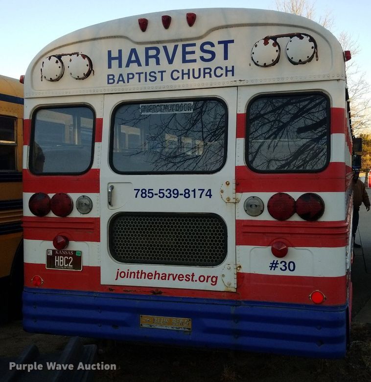 image for item DP3050 1993 Blue Bird  school bus