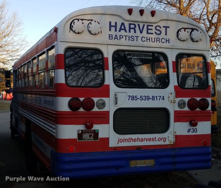 image for item DP3050 1993 Blue Bird  school bus