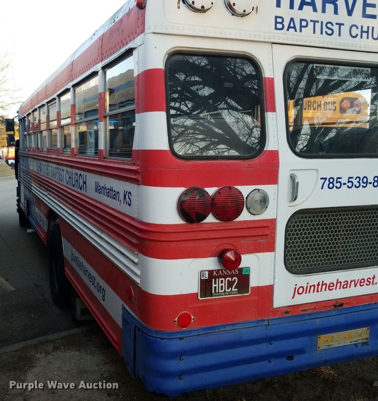 image for item DP3050 1993 Blue Bird  school bus